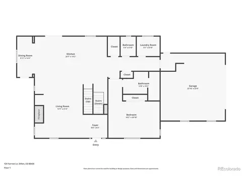 Floorplan - 124 Yarrow Ln, Dillon, CO 80435 photo 1 of 4