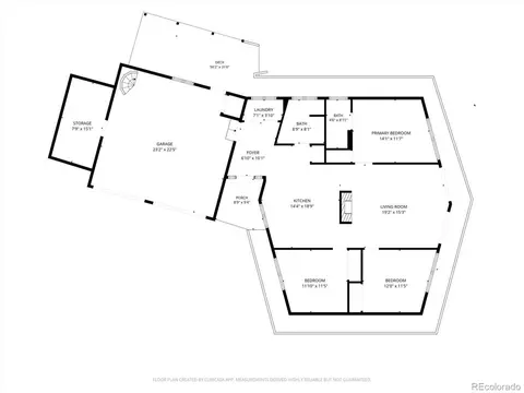 Floorplan - 10029 Fallen Rock Rd, Conifer, CO 80433 photo 1 of 3