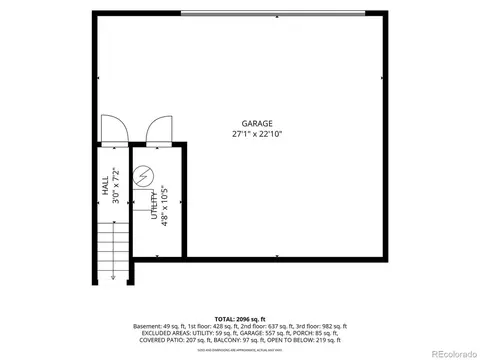 Floorplan - 18317 E Saskatoon Pl, Parker, CO 80134 photo 4 of 4