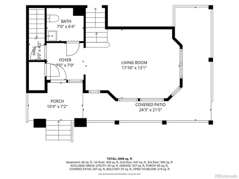 Floorplan - 18317 E Saskatoon Pl, Parker, CO 80134 photo 1 of 4