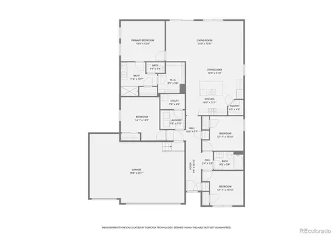 Floorplan - 20014 E 62nd Dr, Aurora, CO 80019 photo 1 of 2