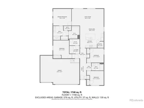 Floorplan - 20014 E 62nd Dr, Aurora, CO 80019 photo 2 of 2