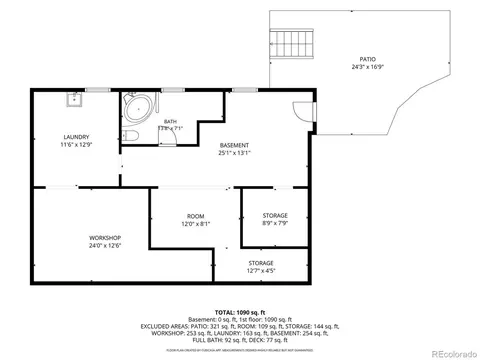 Floorplan - 803 Bonell Dr, Fairplay, CO 80440 photo 1 of 2