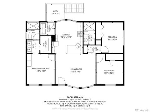 Floorplan - 803 Bonell Dr, Fairplay, CO 80440 photo 2 of 2