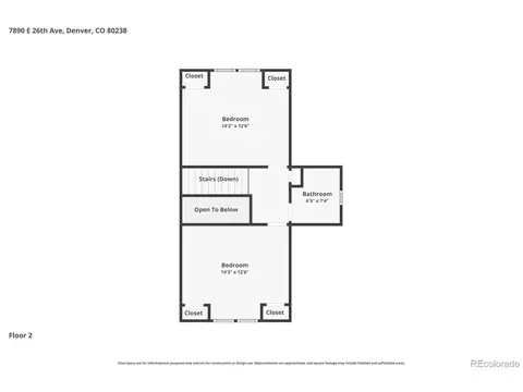Floorplan - 7890 E 26th Ave, Denver, CO 80238 photo 2 of 3