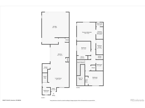 Floorplan - 23627 E 5th Pl, Aurora, CO 80018 photo 3 of 3
