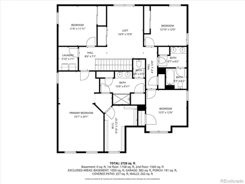 Floorplan - 26940 E Cedar Ave, Aurora, CO 80018 photo 2 of 3