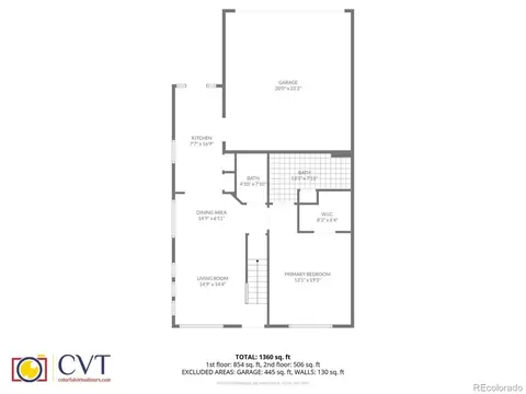 Floorplan - 7340 E 8th Ave #8, Denver, CO 80230 photo 1 of 3