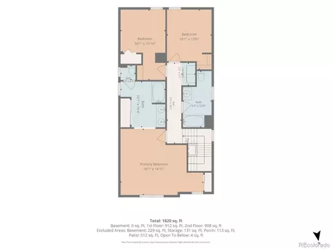 Floorplan - 1822 E 28th Ave, Denver, CO 80205 photo 2 of 4