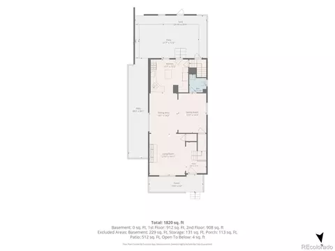 Floorplan - 1822 E 28th Ave, Denver, CO 80205 photo 3 of 4