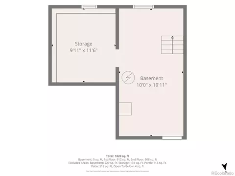 Floorplan - 1822 E 28th Ave, Denver, CO 80205 photo 4 of 4