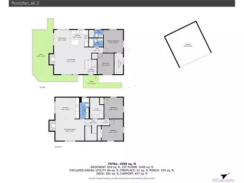 Floorplan - 11682 Baca Rd, Conifer, CO 80433 photo 3 of 3