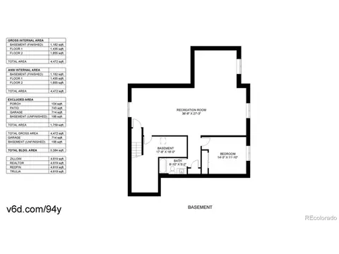 Floorplan - 2069 E 151st Ave, Thornton, CO 80602 photo 1 of 3