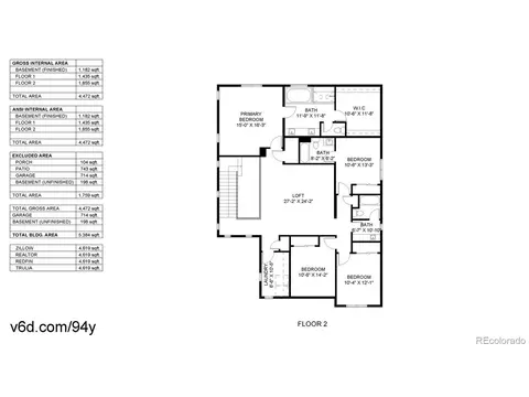 Floorplan - 2069 E 151st Ave, Thornton, CO 80602 photo 3 of 3