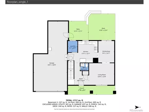 Floorplan - 444 Frontier Ln, Johnstown, CO 80534 photo 1 of 3