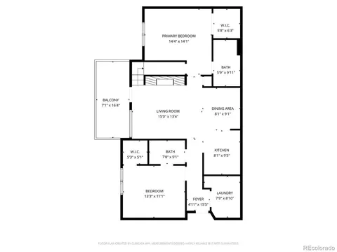 Floorplan - 18939 E Warren Cir #E302, Aurora, CO 80013 photo 2 of 2