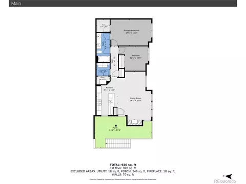 Floorplan - 23709 E Ida Dr #E, Aurora, CO 80016 photo 1 of 1