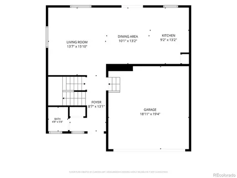 Floorplan - 9962 Emerald Vista Dr, Peyton, CO 80831 photo 1 of 3