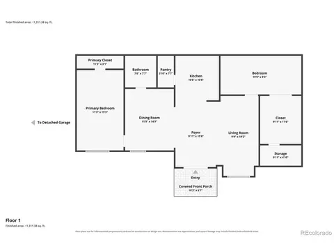 Floorplan - 388 Clark Rd, Bailey, CO 80421 photo 3 of 3