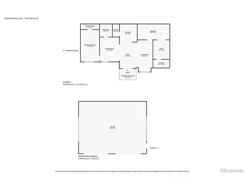 Floorplan - 388 Clark Rd, Bailey, CO 80421 photo 1 of 3