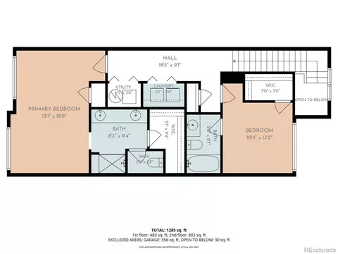 Floorplan - 15446 W 64th Loop #D, Arvada, CO 80007 photo 1 of 2