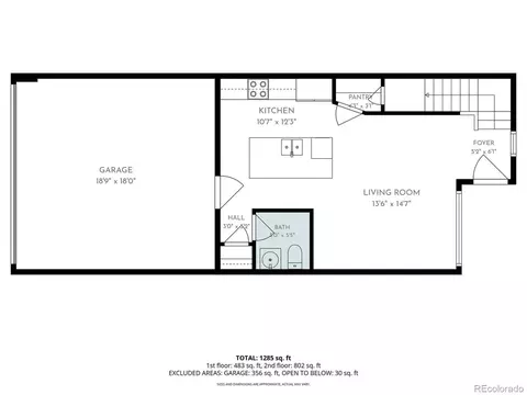 Floorplan - 15446 W 64th Loop #D, Arvada, CO 80007 photo 2 of 2