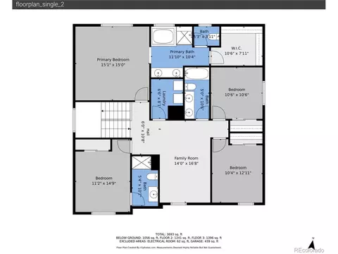 Floorplan - 3310 Quicksilver Rd, Frederick, CO 80516 photo 3 of 4