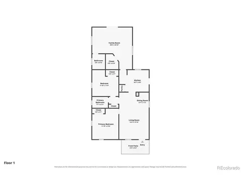 Floorplan - 1247 N Stuart St, Denver, CO 80204 photo 1 of 1