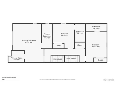 Floorplan - 1448 Stuart St, Denver, CO 80204 photo 4 of 5