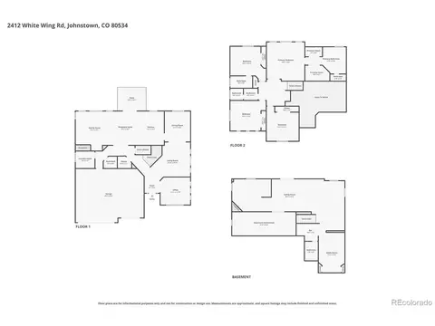 Floorplan - 2412 White Wing Rd, Johnstown, CO 80534 photo 1 of 1