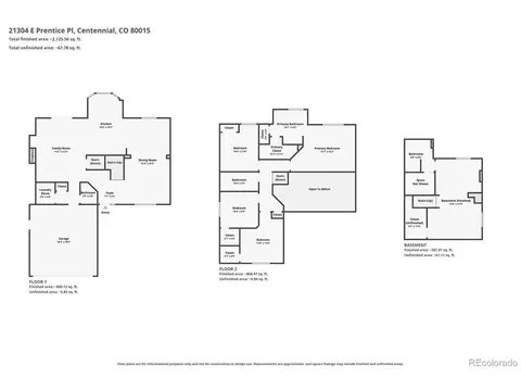 Floorplan - 21304 E Prentice Pl, Centennial, CO 80015 photo 4 of 4