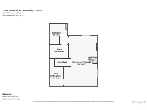 Floorplan - 21304 E Prentice Pl, Centennial, CO 80015 photo 3 of 4