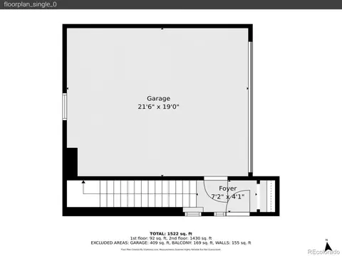 Floorplan - 7243 S Millbrook Ct #E, Aurora, CO 80016 photo 1 of 3