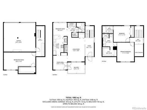 Floorplan - 8595 E Union Ave, Denver, CO 80237 photo 1 of 1