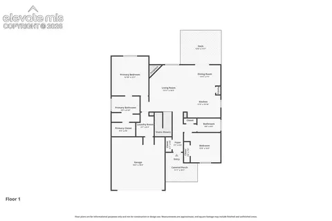 Floorplan - 809 Tailings Dr, Monument, CO 80132 photo 1 of 2