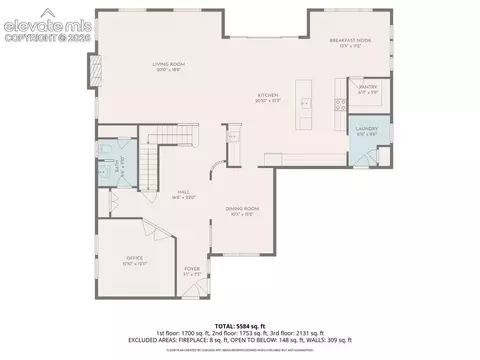 Floorplan - 10877 Rolling Mesa Dr, Peyton, CO 80831 photo 2 of 4