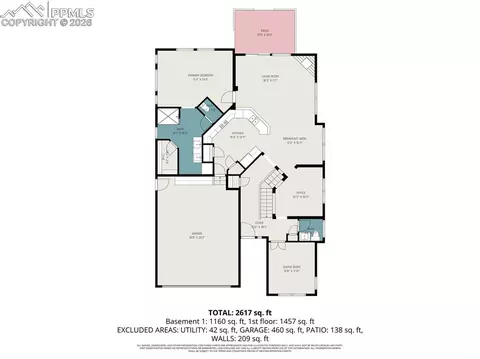 Floorplan - 485 Pasada Way, Monument, CO 80132 photo 1 of 2