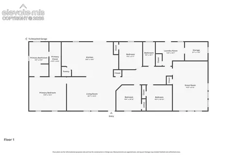 Floorplan - 22280 Jones Rd, Peyton, CO 80831 photo 1 of 1