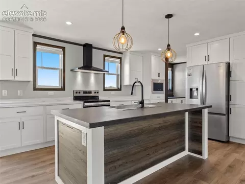 Kitchen - 380 Edison Rd, Yoder, CO 80864 photo 1 of 7
