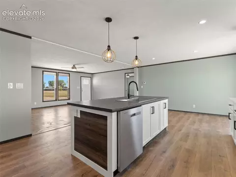 Kitchen - 380 Edison Rd, Yoder, CO 80864 photo 3 of 7