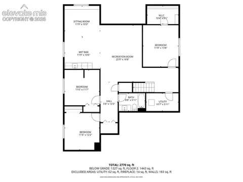 Floorplan - 10912 Checo Way, Peyton, CO 80831 photo 1 of 3