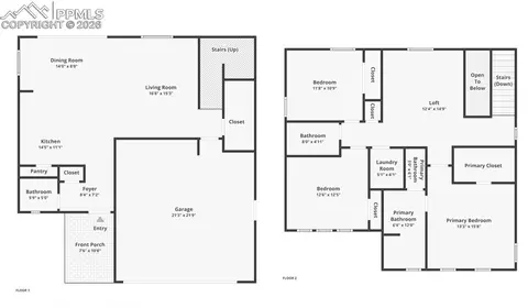 Floorplan - 10032 Jaggar Way, Peyton, CO 80831 photo 3 of 3
