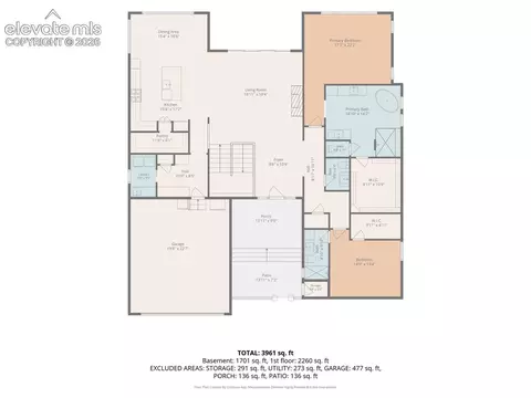 Floorplan - 5425 Mesa Top Dr, Monument, CO 80132 photo 1 of 2