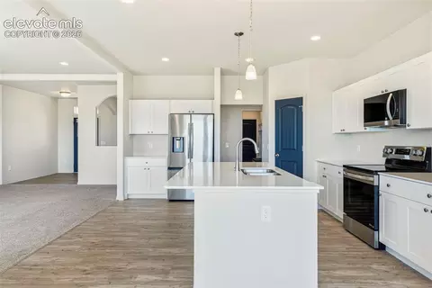 Kitchen - 3955 N Yoder Rd, Yoder, CO 80864 photo 3 of 3