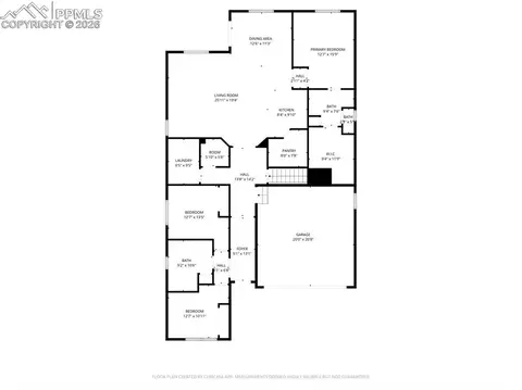 Floorplan - 13157 Stoney Meadows Way, Peyton, CO 80831 photo 1 of 2