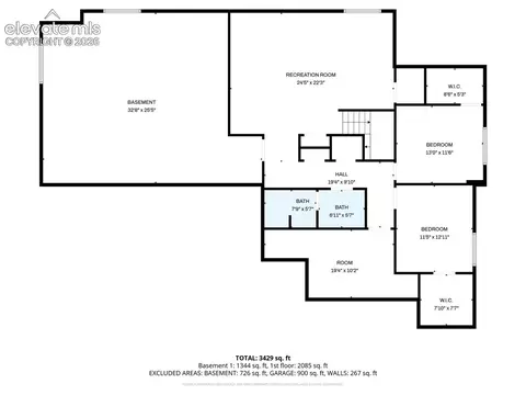 Floorplan - 3445 Antelope Hill Vw, Peyton, CO 80831 photo 2 of 3