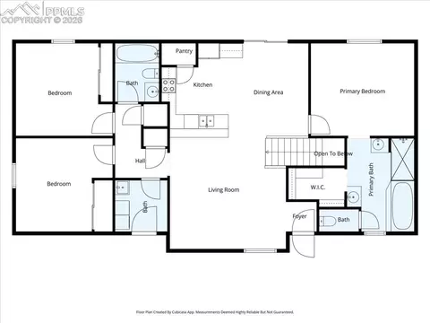 Floorplan - 1485 E Ithaca Dr, Pueblo, CO 81007 photo 1 of 2