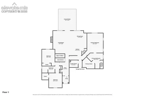 Floorplan - 10852 Checo Way, Peyton, CO 80831 photo 1 of 2