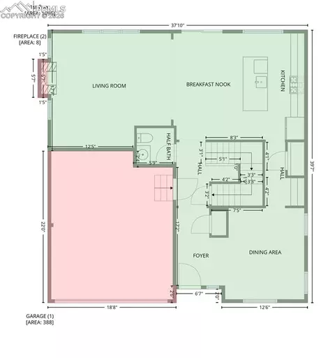 Floorplan - 13796 Park Meadows Dr, Peyton, CO 80831 photo 1 of 3