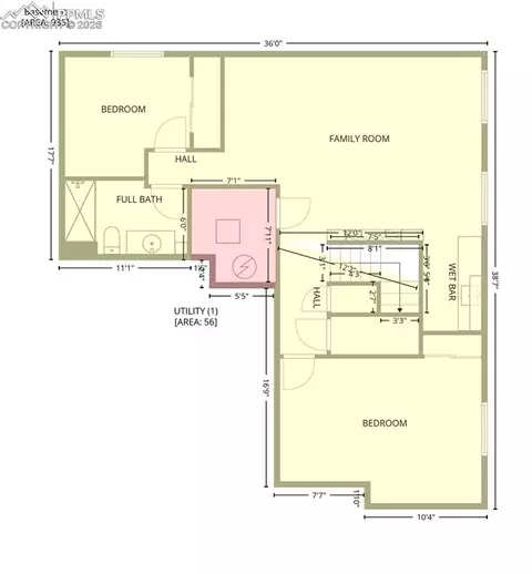 Floorplan - 13796 Park Meadows Dr, Peyton, CO 80831 photo 3 of 3